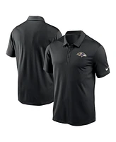 Men's Nike Black Baltimore Ravens Franchise Team Logo Performance Polo Shirt