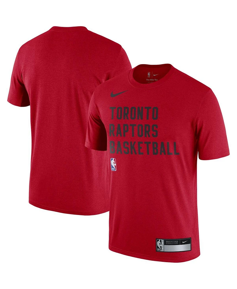 Men's Nike Red Toronto Raptors 2023/24 Sideline Legend Performance Practice T-shirt