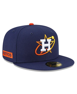 Men's New Era Navy Houston Astros City Connect 59FIFTY Fitted Hat