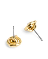 Coach Faux Stone Convertible Halo Stud Earrings