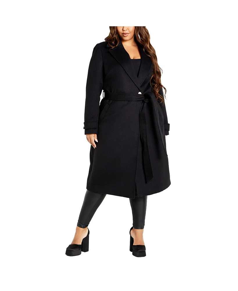 City Chic Women's Abby Coat