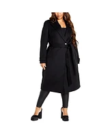 City Chic Women's Abby Coat