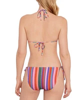 Salt Cove Juniors Ziggy Pop Triangle Bikini Top Side Tied Bottoms Created For Macys