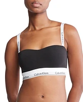 Calvin Klein Women's Modern Cotton Lightly Lined Bandeau Bra QF7628