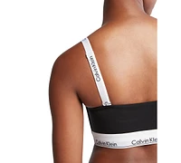 Calvin Klein Women's Modern Cotton Lightly Lined Bandeau Bra QF7628