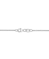 Effy Diamond Scalloped Edge Cluster 18" Pendant Necklace (1-1/5 ct. t.w.) in 14k White Gold