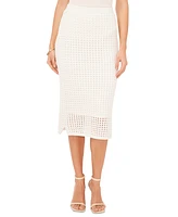 Vince Camuto Women's Textured Mesh Pull-On Skirt