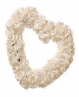 National Tree Company 17" Rose Heart Wreath