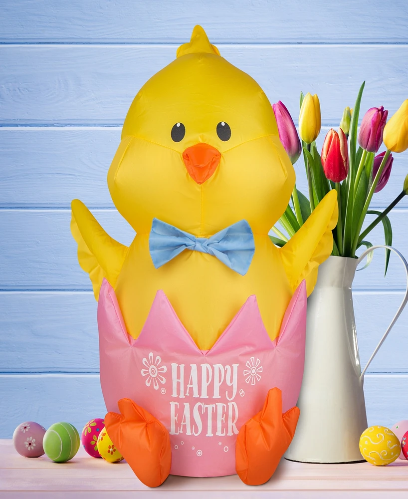 National Tree Company 16" Inflatable Happy Easter Chick