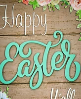 National Tree Company 10" "Happy Easter Y'All" Wall Sign