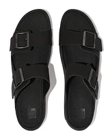 FitFlop Men's Gogh Moc Buckle Leather Slides