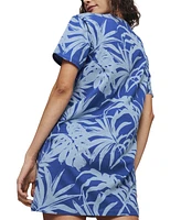 Puma Women's Essential Palm Resort Short-Sleeve T-Shirt Dress