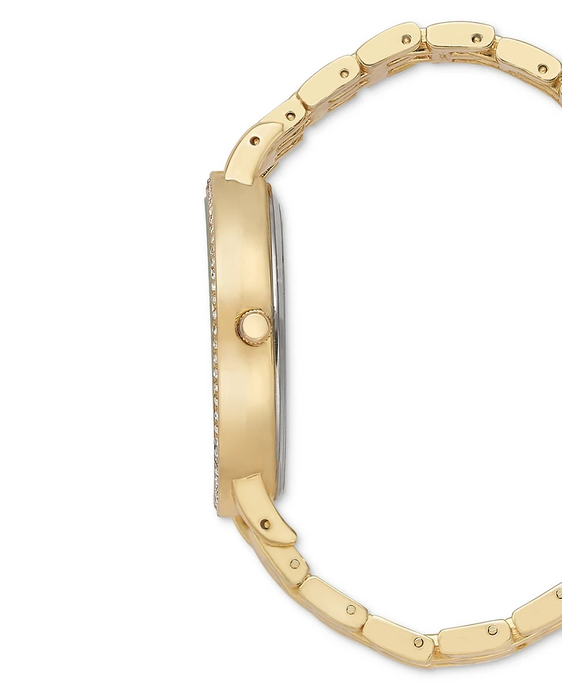 I.n.c. International Concepts Women's Gold-Tone Bracelet Watch 38mm Set, Created for Macy's