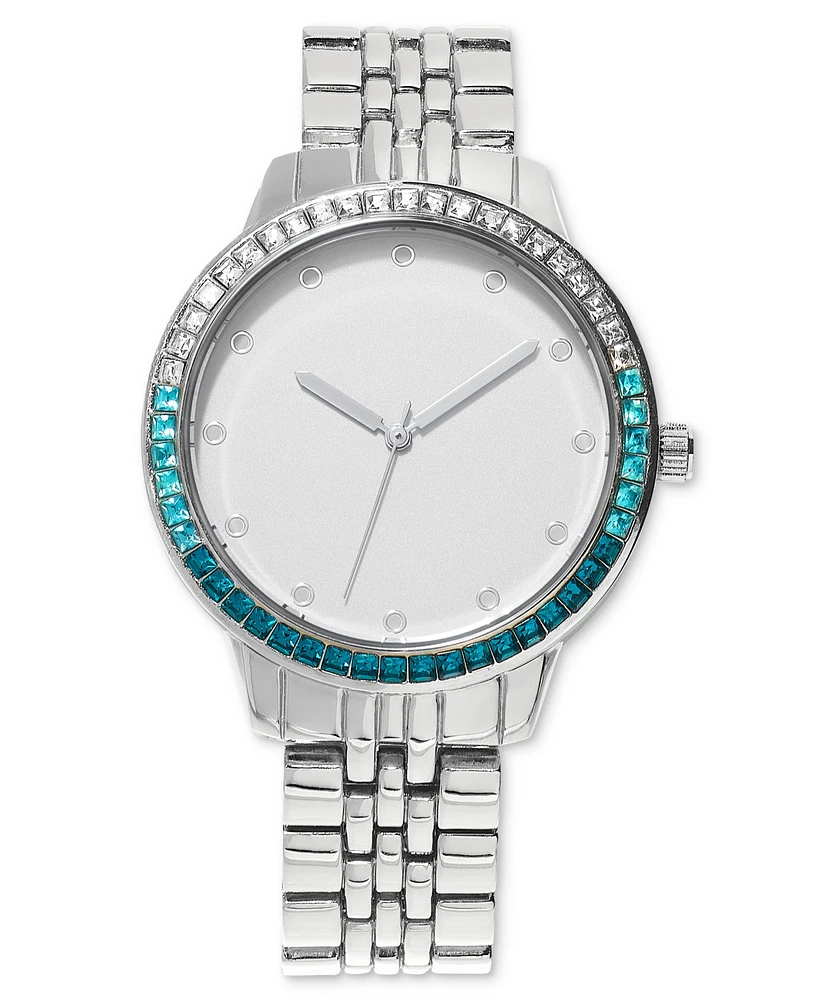 I.n.c. International Concepts Women's Silver-Tone Bracelet Watch 42mm, Created for Macy's