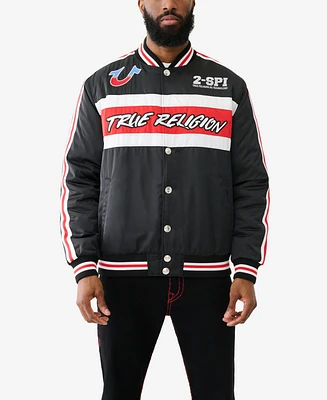 True Religion Men's Tr Racing Bomber Jacket
