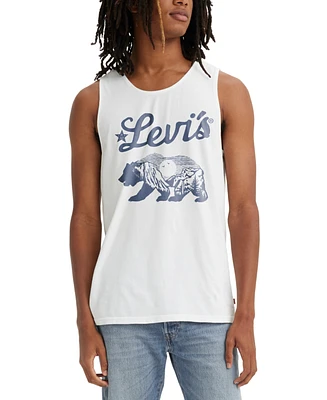 Levi's Men's Relaxed-Fit Logo Bear Graphic Tank Top