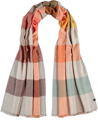 Fraas Women's Box Check Scarf