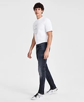 Hugo by Boss Men's Slim-Fit Black Jeans