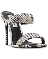 Steve Madden Women's Sudden-r Puffy Strappy Stiletto Dress Sandals