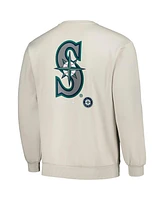 Men's Pleasures Gray Seattle Mariners Ballpark Pullover Sweatshirt