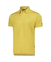 Men's Breezy Golf Yellow Wm Phoenix Open Have a Day Polo Shirt