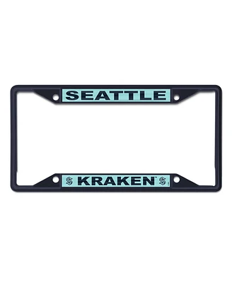 Wincraft Seattle Kraken Chrome Colored License Plate Frame