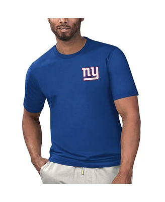 Men's Margaritaville Royal New York Giants Licensed to Chill T-shirt