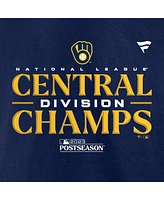 Men's Fanatics Navy Milwaukee Brewers 2023 Nl Central Division Champions Locker Room T-shirt