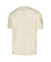 Men's Pro Standard Cream Cincinnati Reds Neutral Cj Dropped Shoulders T-shirt