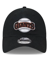 Youth Boys and Girls New Era Black San Francisco Giants 2024 Batting Practice 9TWENTY Adjustable Hat