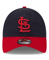 Youth Boys and Girls New Era Navy St. Louis Cardinals 2024 Batting Practice 9TWENTY Adjustable Hat