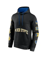 Men's Fanatics Black Golden State Warriors Home Court Pullover Hoodie