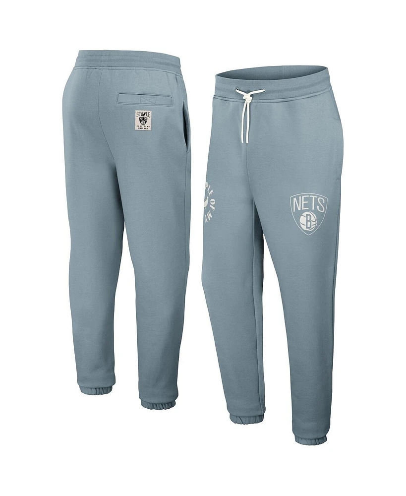 Men's Nba x Staple Mint Brooklyn Nets Plush Sweatpants