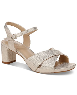 Giani Bernini Women's Zummaa Memory Foam Block Heel Dress Sandals, Created for Macy's