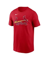 Men's Nike Red St. Louis Cardinals Fuse Wordmark T-shirt