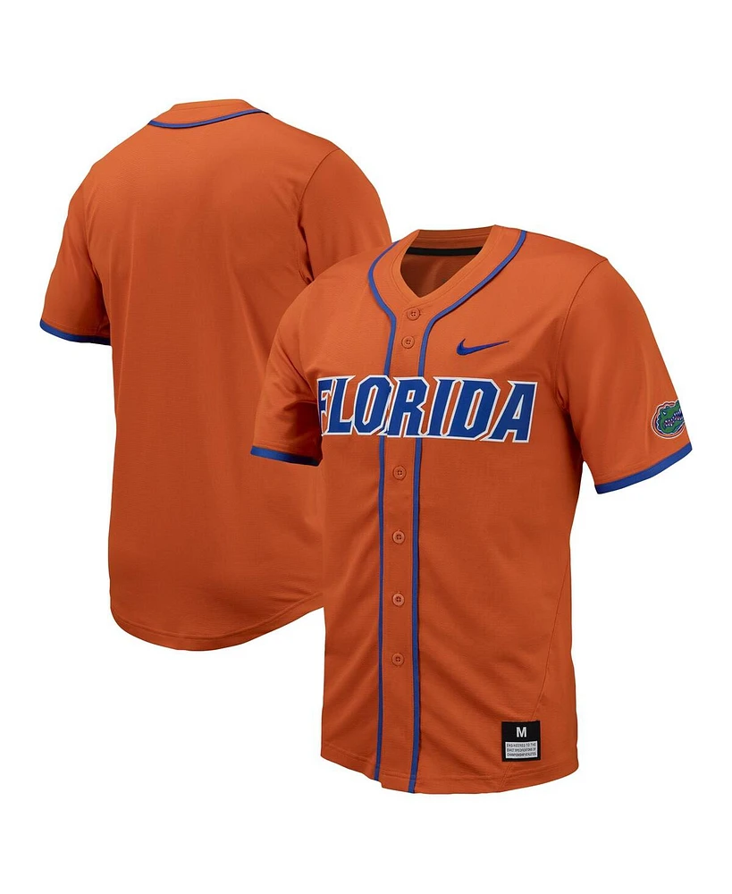 Men's Nike Florida Gators Replica Full-Button Baseball Jersey