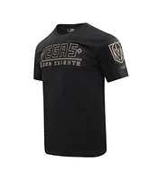 Men's Pro Standard Black Vegas Golden Knights Wordmark T-shirt