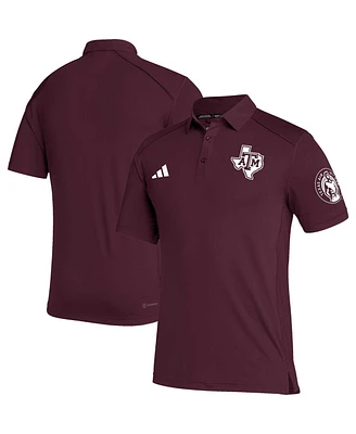 Men's adidas Maroon Texas A&M Aggies Strategy Aeroready Polo Shirt