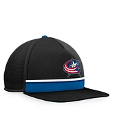 Men's Fanatics Black Columbus Blue Jackets Special Edition Trucker Adjustable Hat