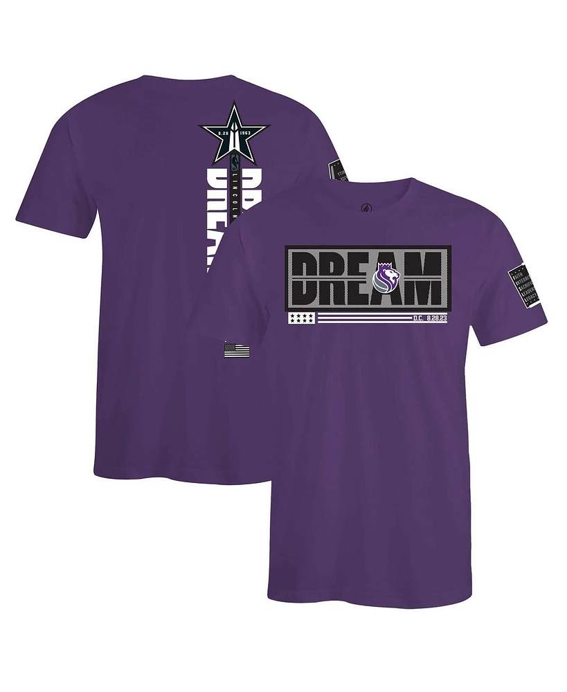 Men's and Women's Fisll x Black History Collection Purple Sacramento Kings T-shirt