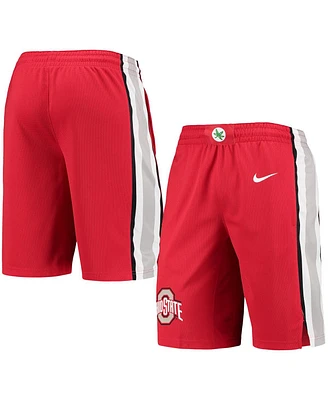 Men's Nike Scarlet Ohio State Buckeyes Replica jersey Performance Basketball Shorts