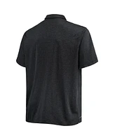 Men's Nike Heathered Black Colorado Buffaloes Big and Tall Performance Polo Shirt