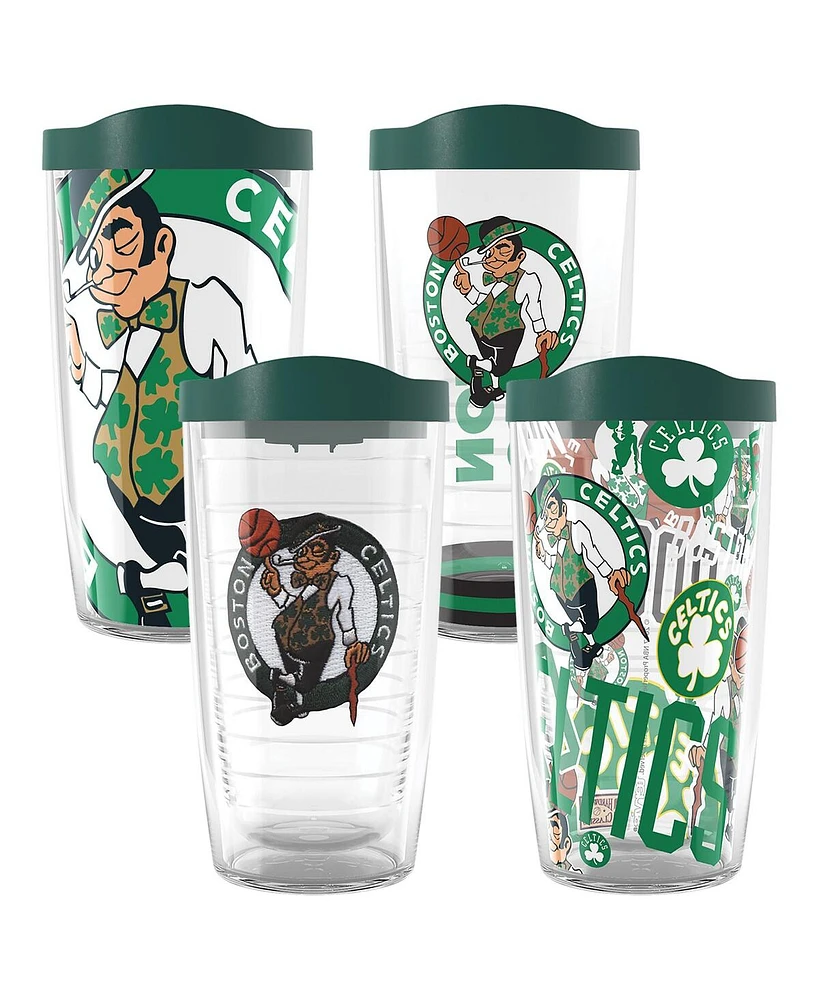 Tervis Tumbler Boston Celtics Four-Pack 16 Oz Classic Tumbler Set