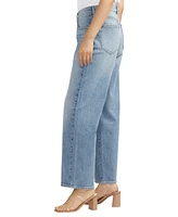 Silver Jeans Co. The Slouchy Straight Mid Rise