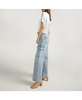 Silver Jeans Co. Suki Mid Rise Wide Leg Jeans