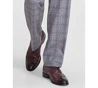 Tayion Collection Men's Classic-Fit Plaid Suit Pants