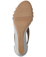 Style & Co Women's Ginifur Embellished Strappy Wedge Sandals, Created for Macy's