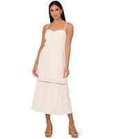 Adrianna by Papell Women's Sweetheart-Neck Sleeveless Midi Dress