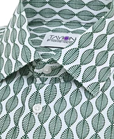 Tayion Collection Men's Leaf-Print Dress Shirt