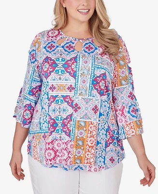 Ruby Rd. Plus Size Eclectic Knit Top